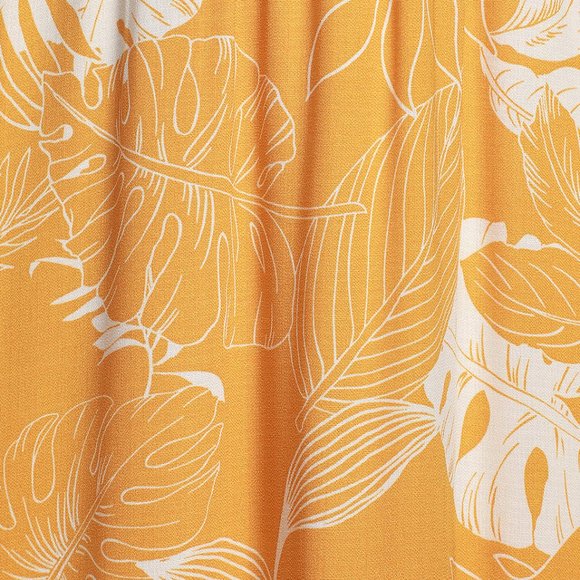 [Lulu's] Savanna Golden Yellow Floral Print Maxi - Picture 8 of 9